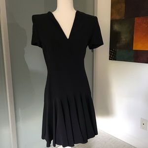 Alexander McQueen navy short dress 44